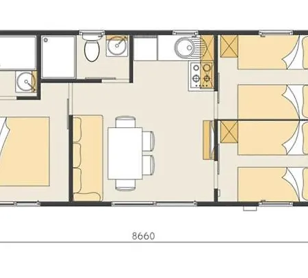 Mobilne Kucice Lavanda Camping Osor