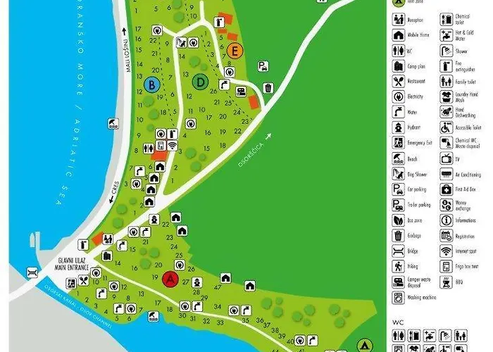 Kamp alanı Mobilne Kucice Lavanda Osor