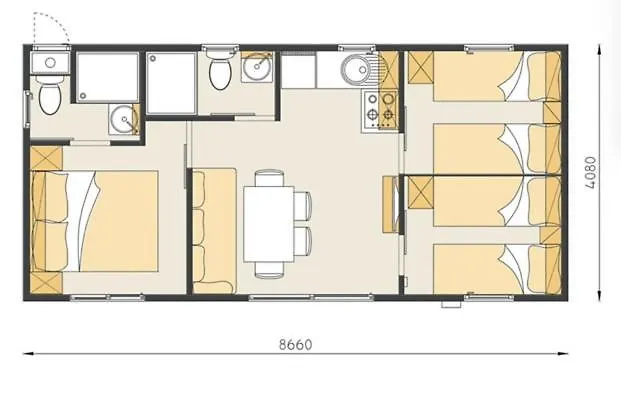 Mobilne Kucice Lavanda 营地 奥索尔